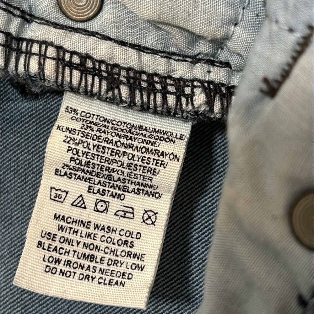 Free people distressed skinny jeans 26 - Picture 5 of 6